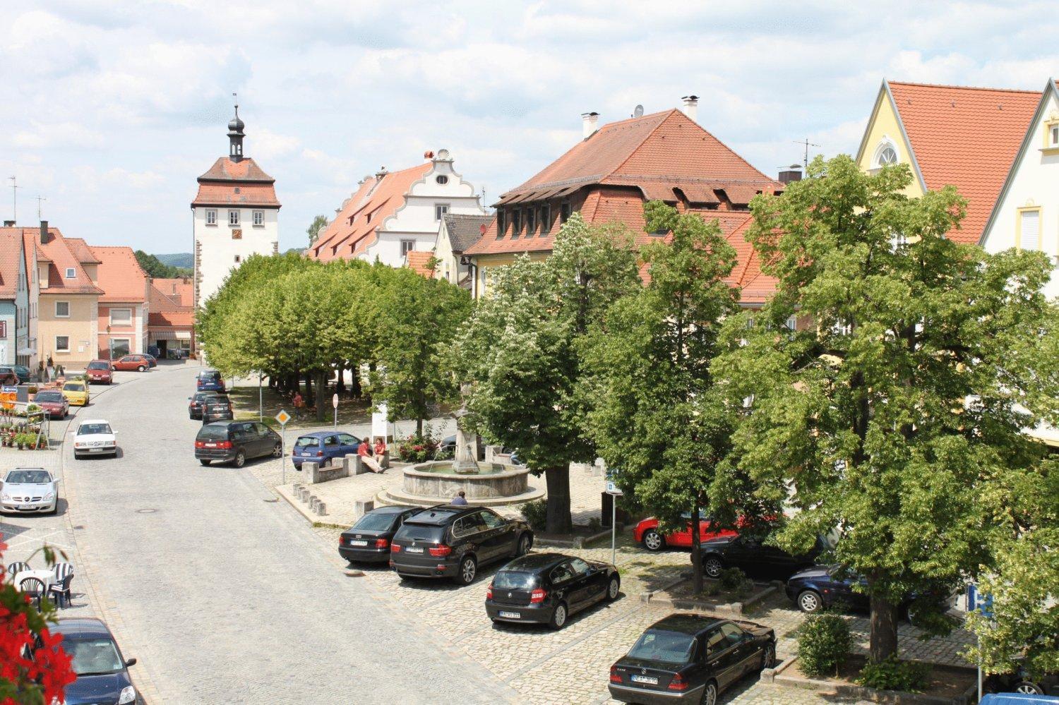 Hotel Gasthof Zum Storch Schlüsselfeld Eksteriør billede